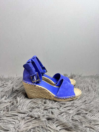 Vince Camuto Blue Wedge Sandal