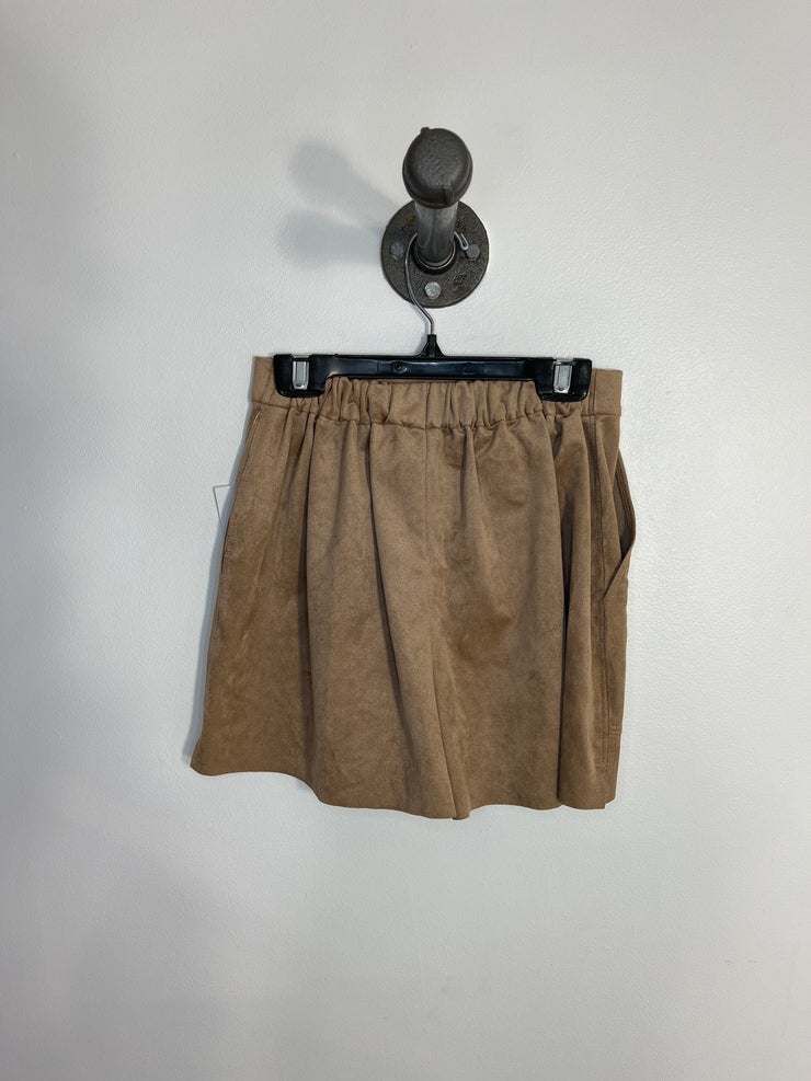 Wilfred Brown Suede Shorts