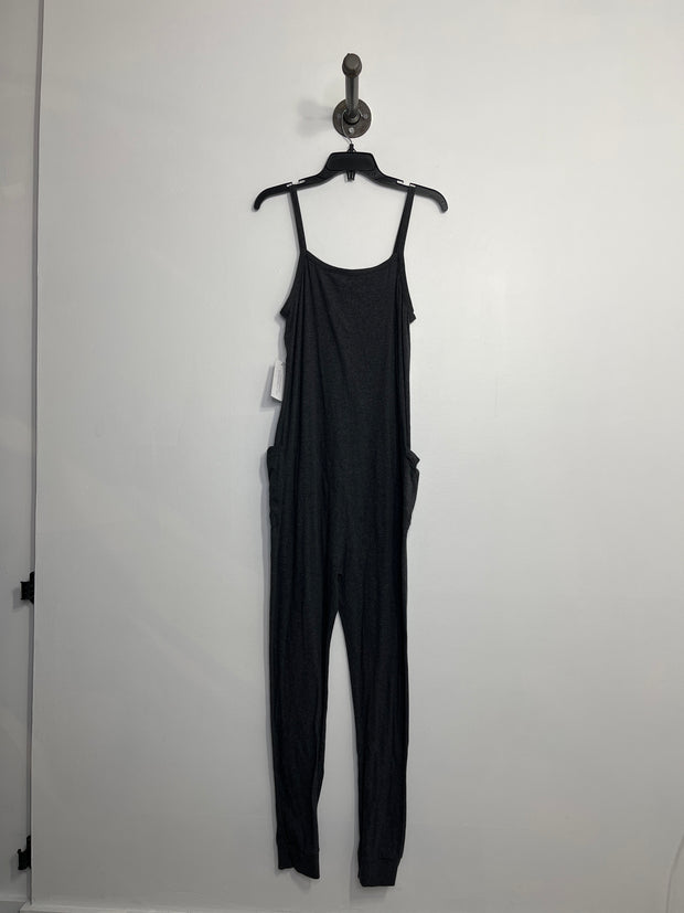 Paper Label Grey Jumpsuit