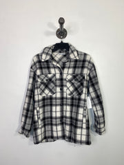 Dex Black/White Plaid Shacket