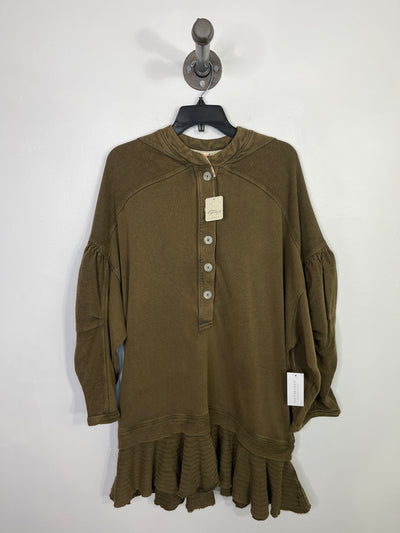 Free People Green Oversize Drs