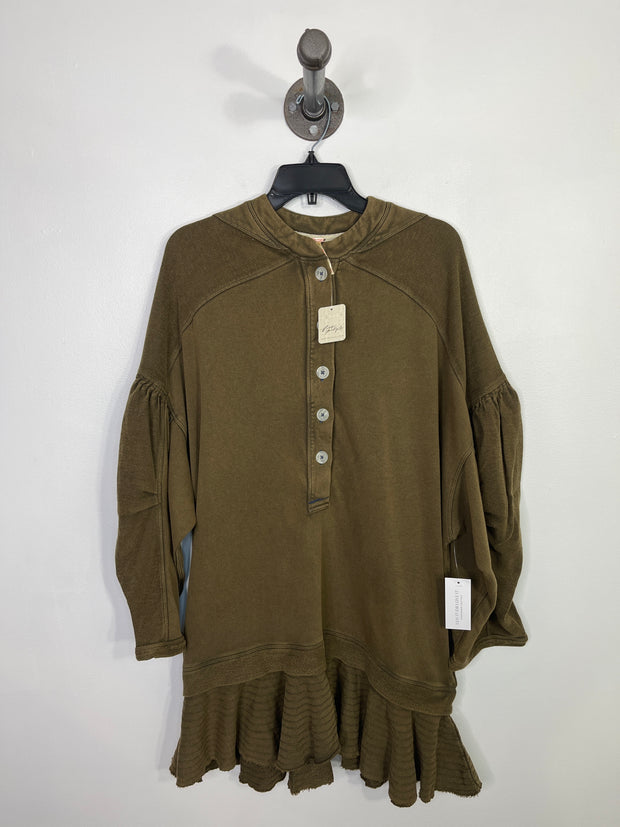 Free People Green Oversize Drs