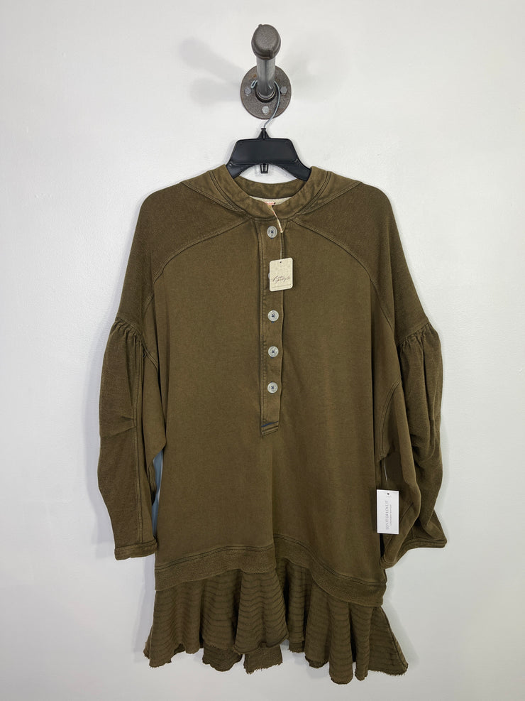 Free People Green Oversize Drs