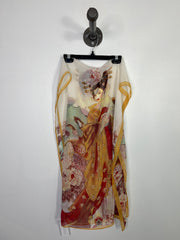 Liang Dian Wht/Yllw Scarf