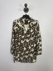 Eddie B. Beig/Brn Floral Coat