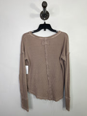 Free People Beige Distress Lsv