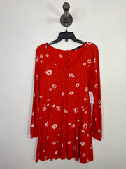 Obey Orange Floral Dress