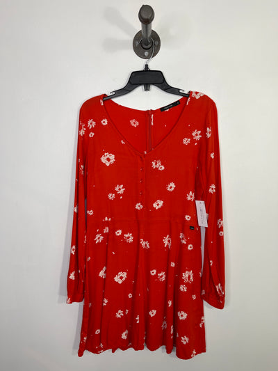 Obey Orange Floral Dress