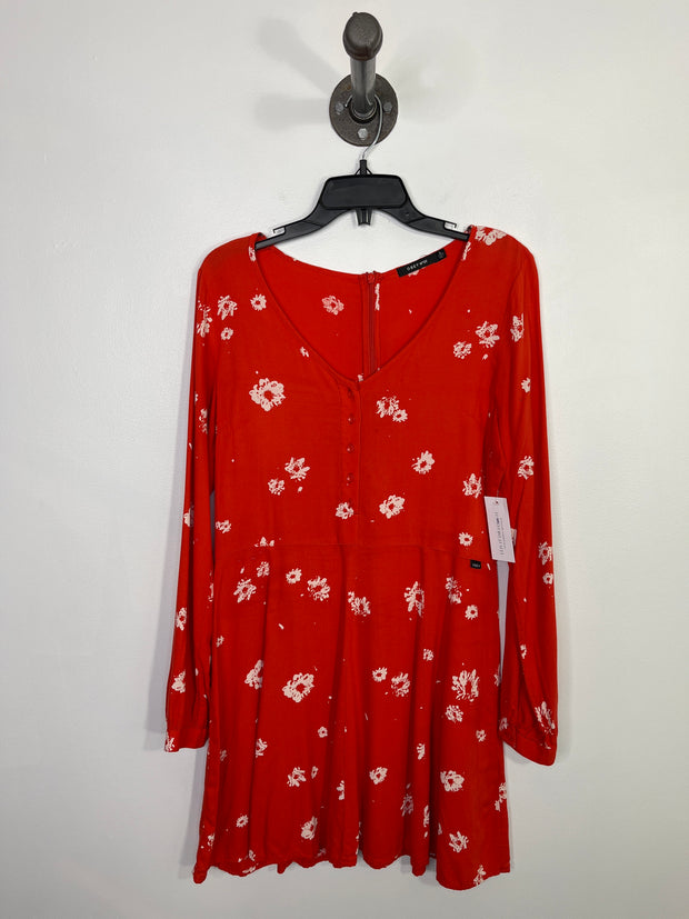 Obey Orange Floral Dress