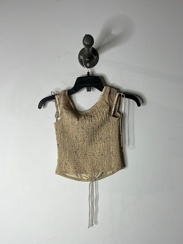 Poof NY Beige Tank Blouse