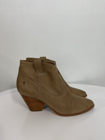 Frye Tan Ankle Boots