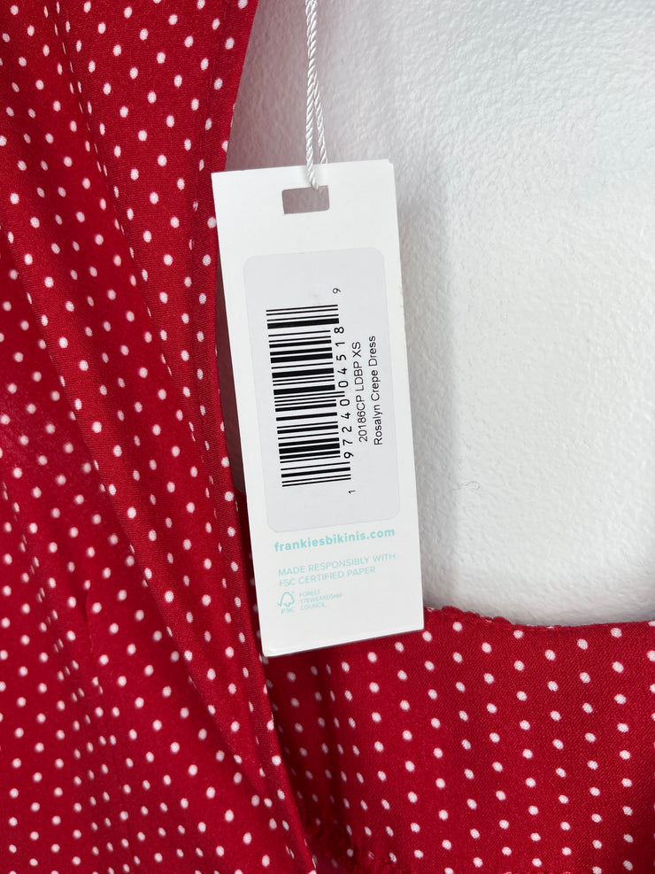 Frankies B. Red Polka Dot Maxi