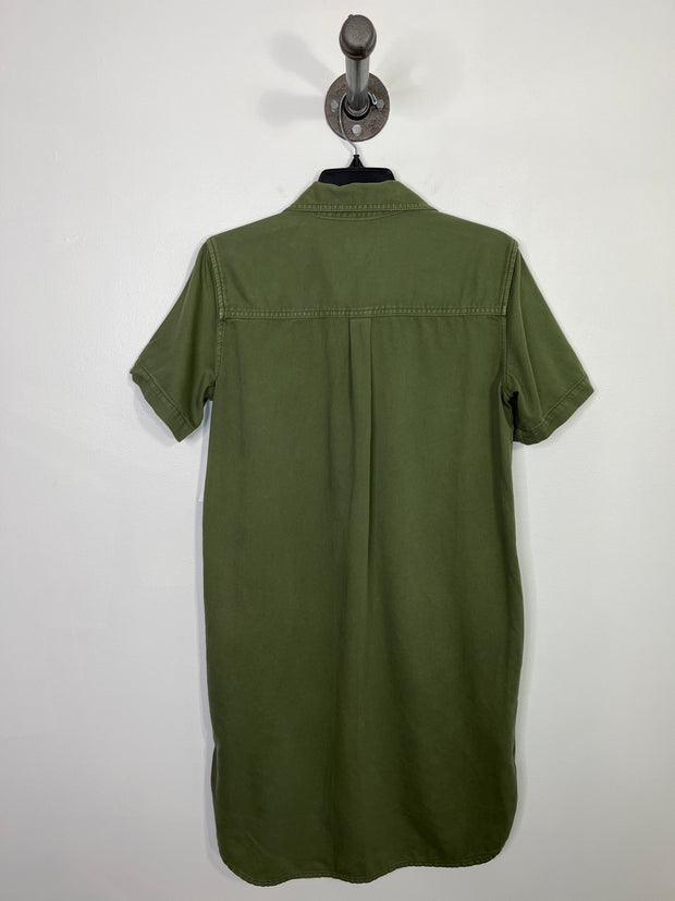 Gap Olive Shortsleeve Dress