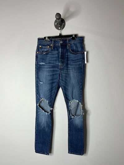 Levi's Darkwash Ripped Jeans