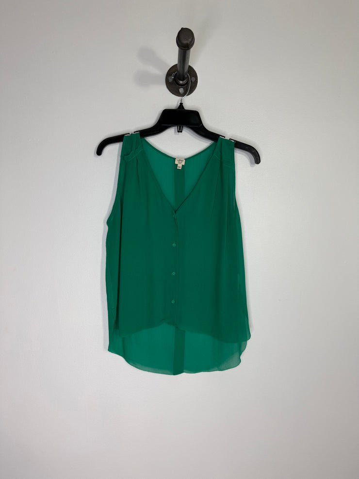Wilfred Green Silk Tank Blouse