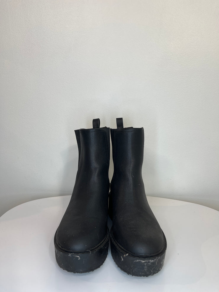 Mix No. 6 Black Chunky Boots