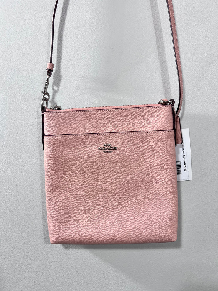 Coach Pink Cross-Body Purse