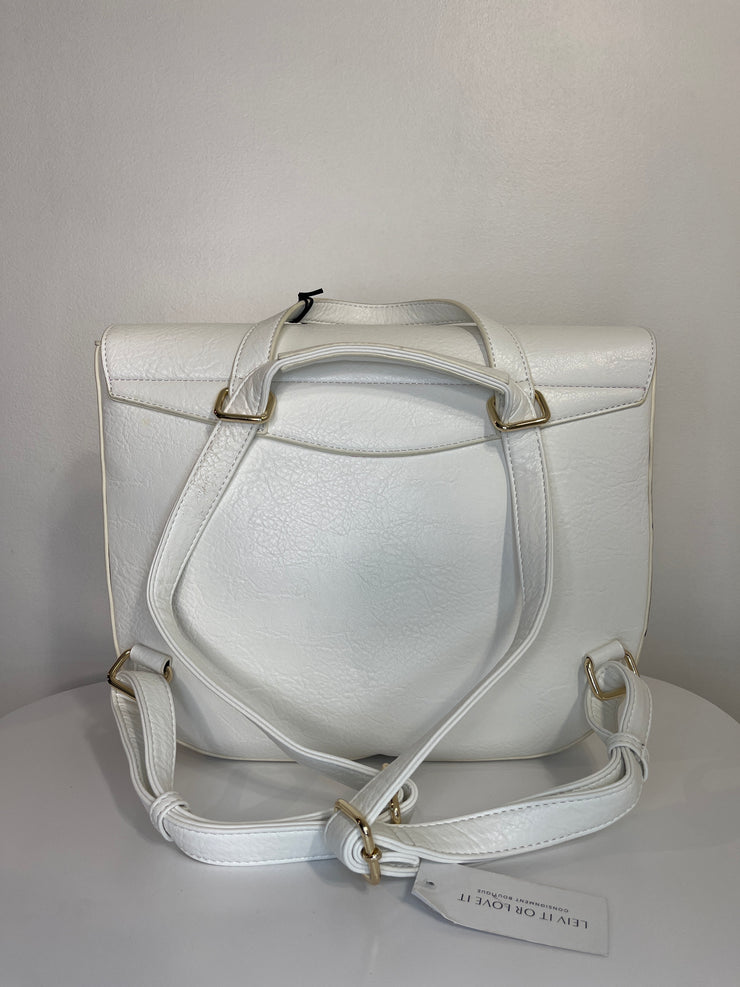 Jeane & Jax White Backpack