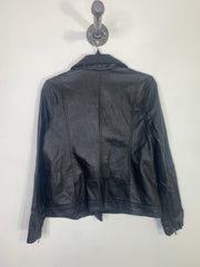 Reitmans Black Pleather Jacket