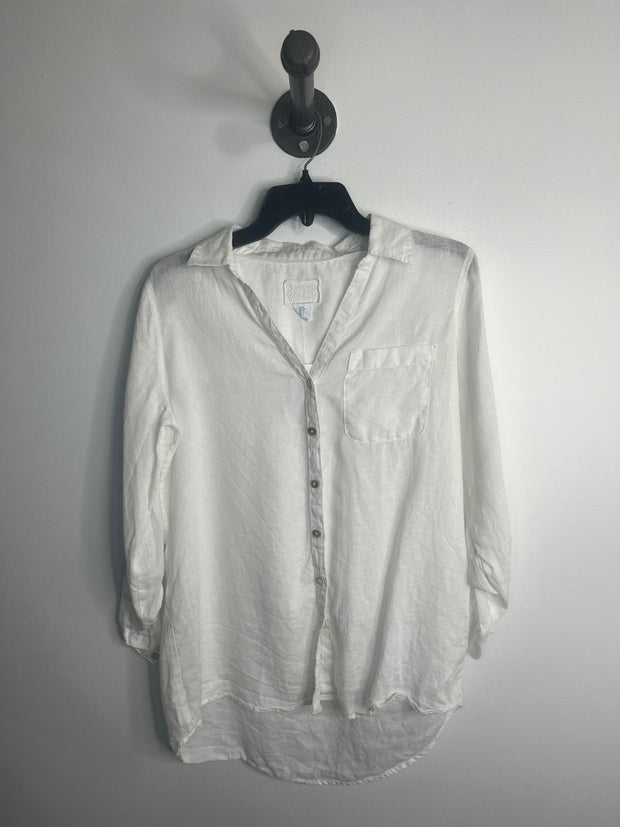 Camisa de lino blanca de Sigrid Olsen