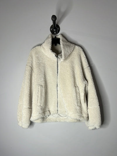 Lululemon White Fuzzy Jacket