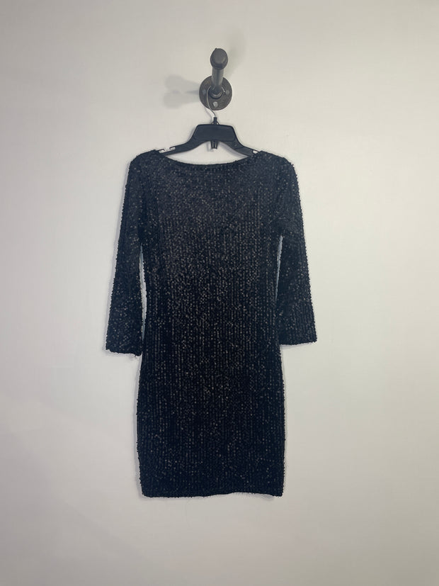 Minimum Blk Lsv Sequin Dress