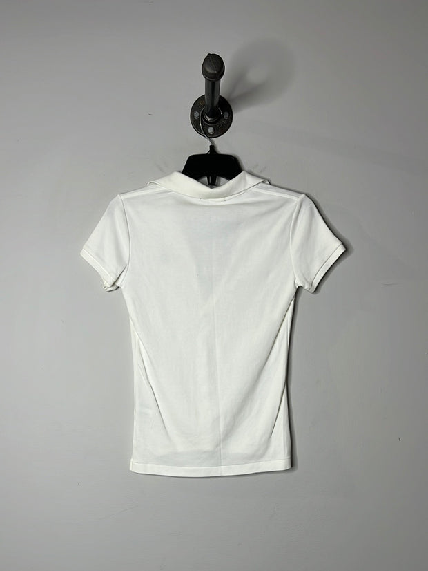 Ralph Lauren White Collar Tee