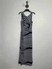 Frank Lyman Blk/Wht Maxi Dress