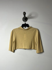 Mac & Jac Crop Camel Sweater