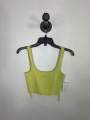 Guess Ribbed Chartreuse Tank