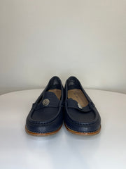Anne Klein Navy Slip On Flats