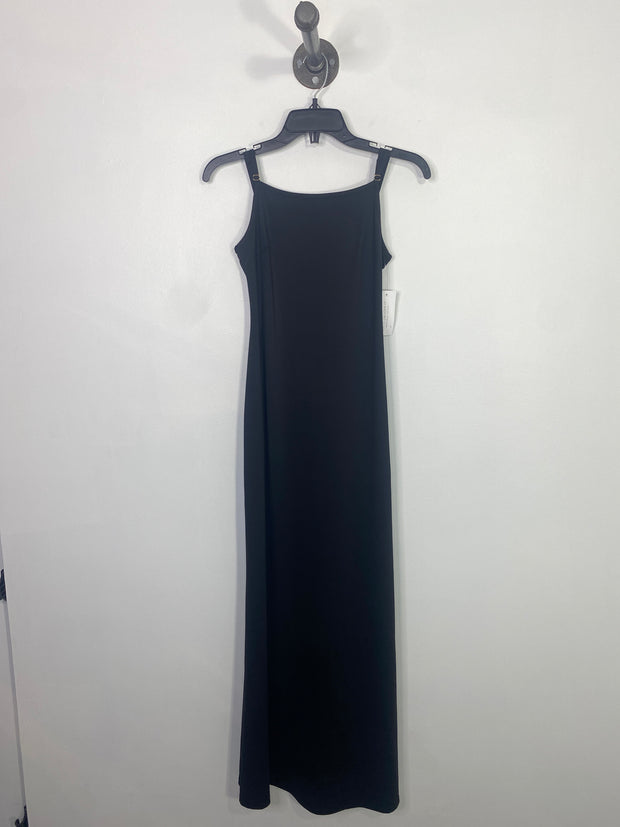 Londre Black Fitted Maxi Dress