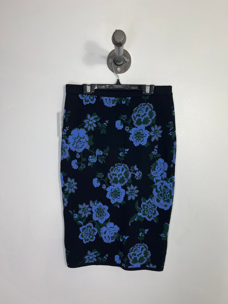Ann Taylor Floral Knit Skirt