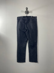 Denim Forum Blk Straight Jeans