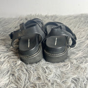 PP Black Platform Sandals