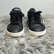 Adidas Black Leather Sneakers