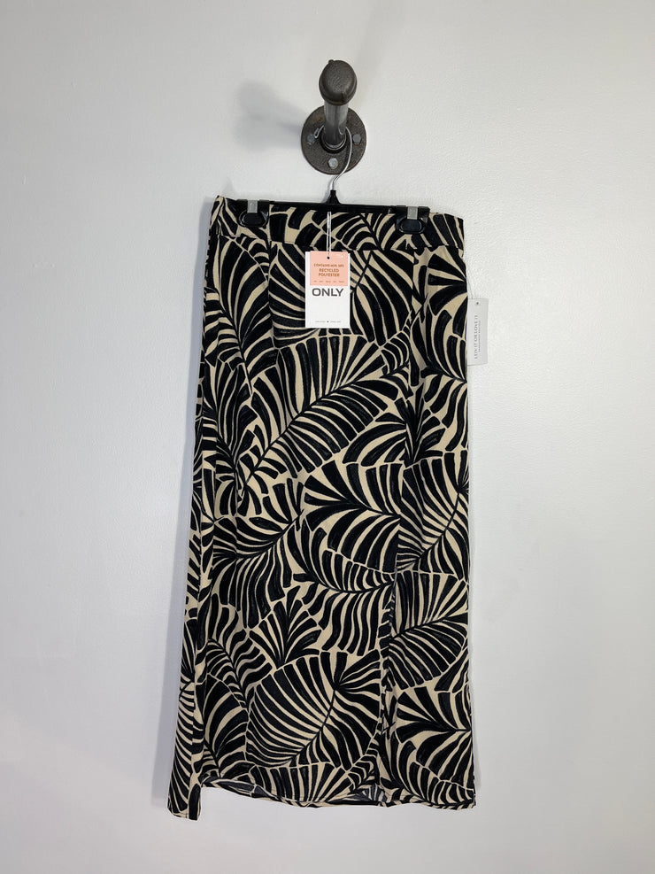 Only Black Patterned Skirt