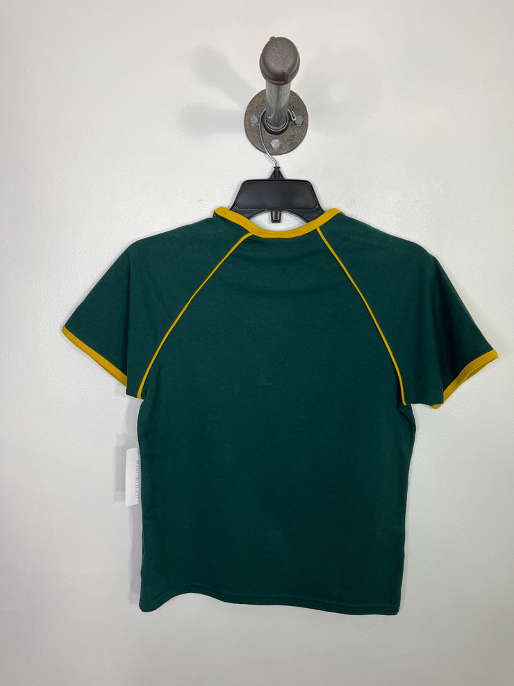 Obey Green/Yellow Tee