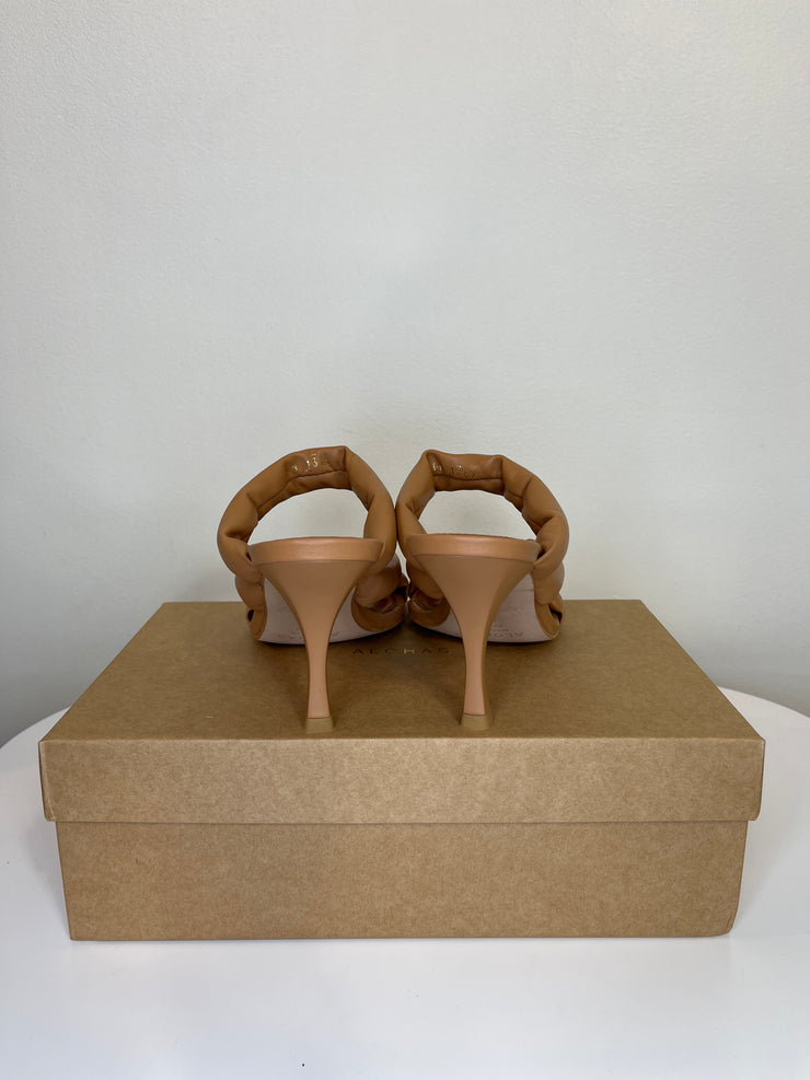 Alohas Brn Cushion Strap Heel