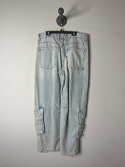 Zara Lightwash Cargo Jeans