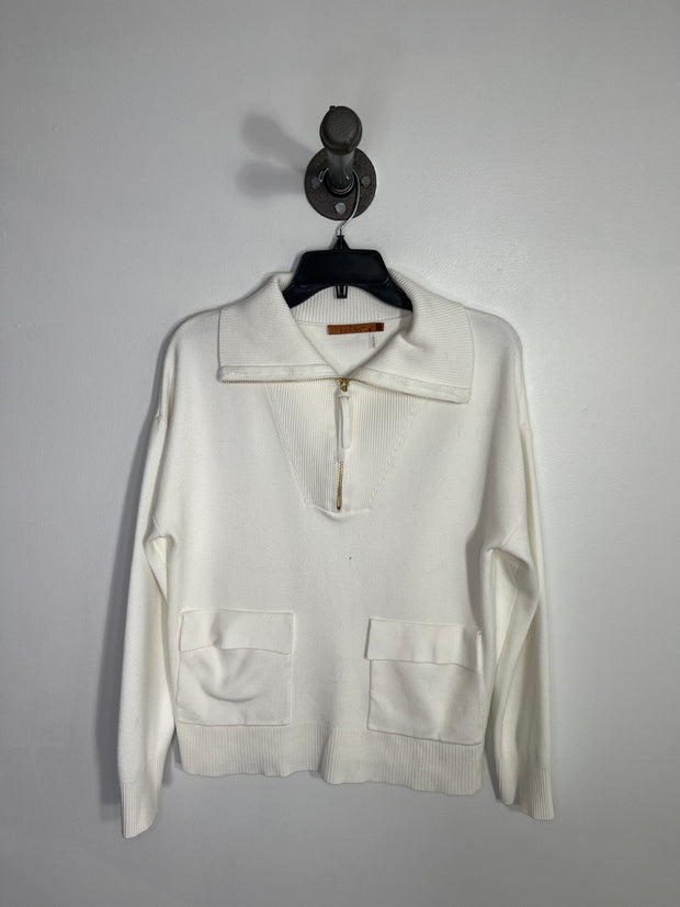 Belldini White Quarter Zip