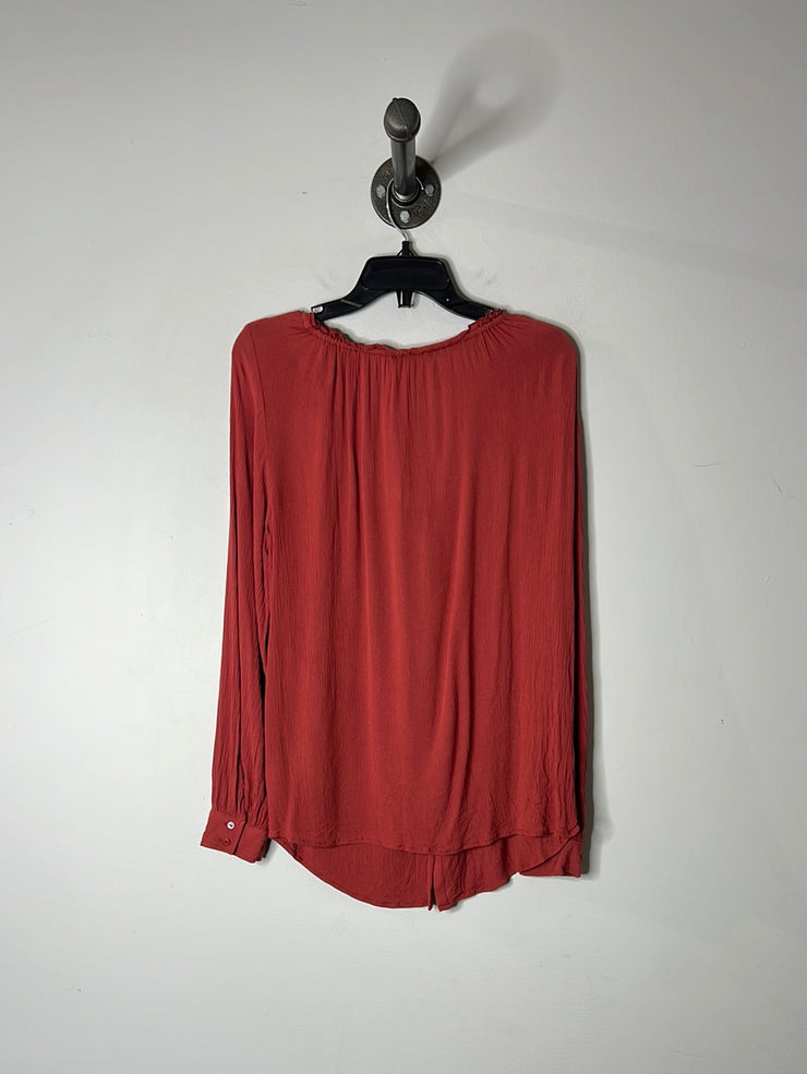 Z-Supply Rose Red Lsv Blouse