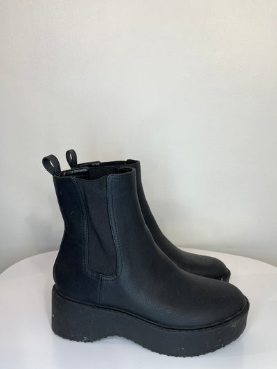 Mix No. 6 Black Chunky Boots