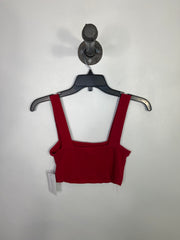 Ambiance Red Cropped Tank