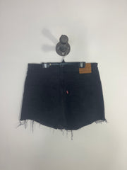 Short en denim Levi's Blk Ribcage