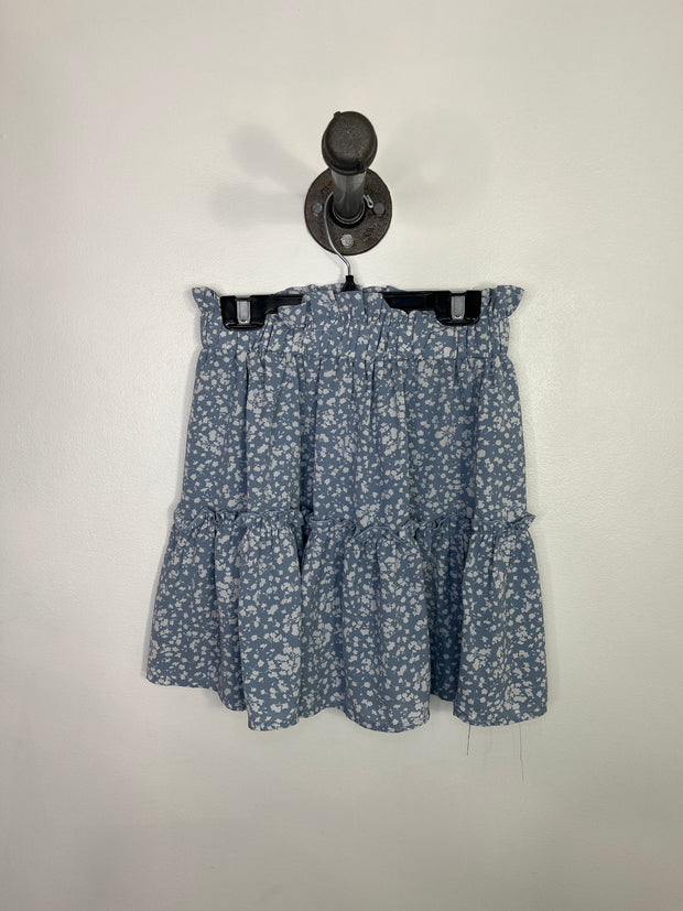 Zaful Blue/White Floral Skirt