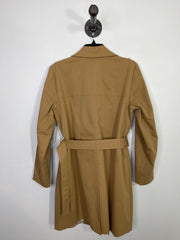 Tribal Jeans Brn Trench Coat