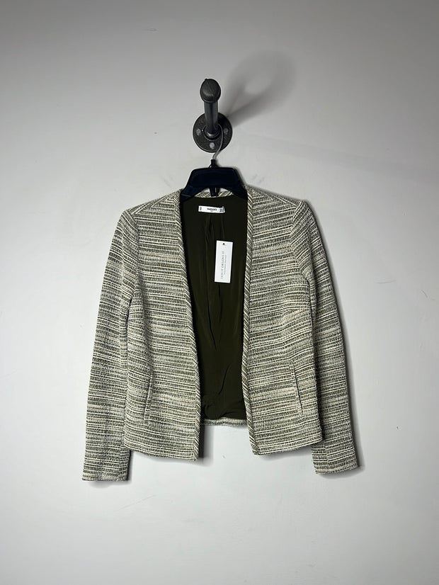 Mango Wht/Grn Blazer