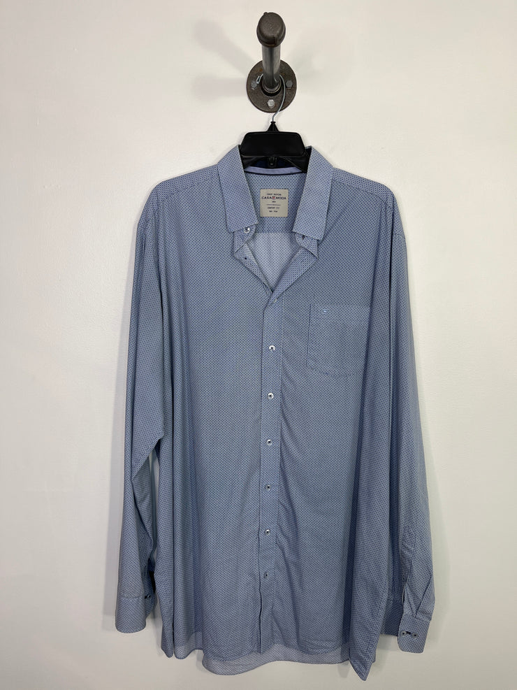 Casa Moda Bl Pattern Button Up