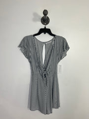 Keliki Blue Striped Romper